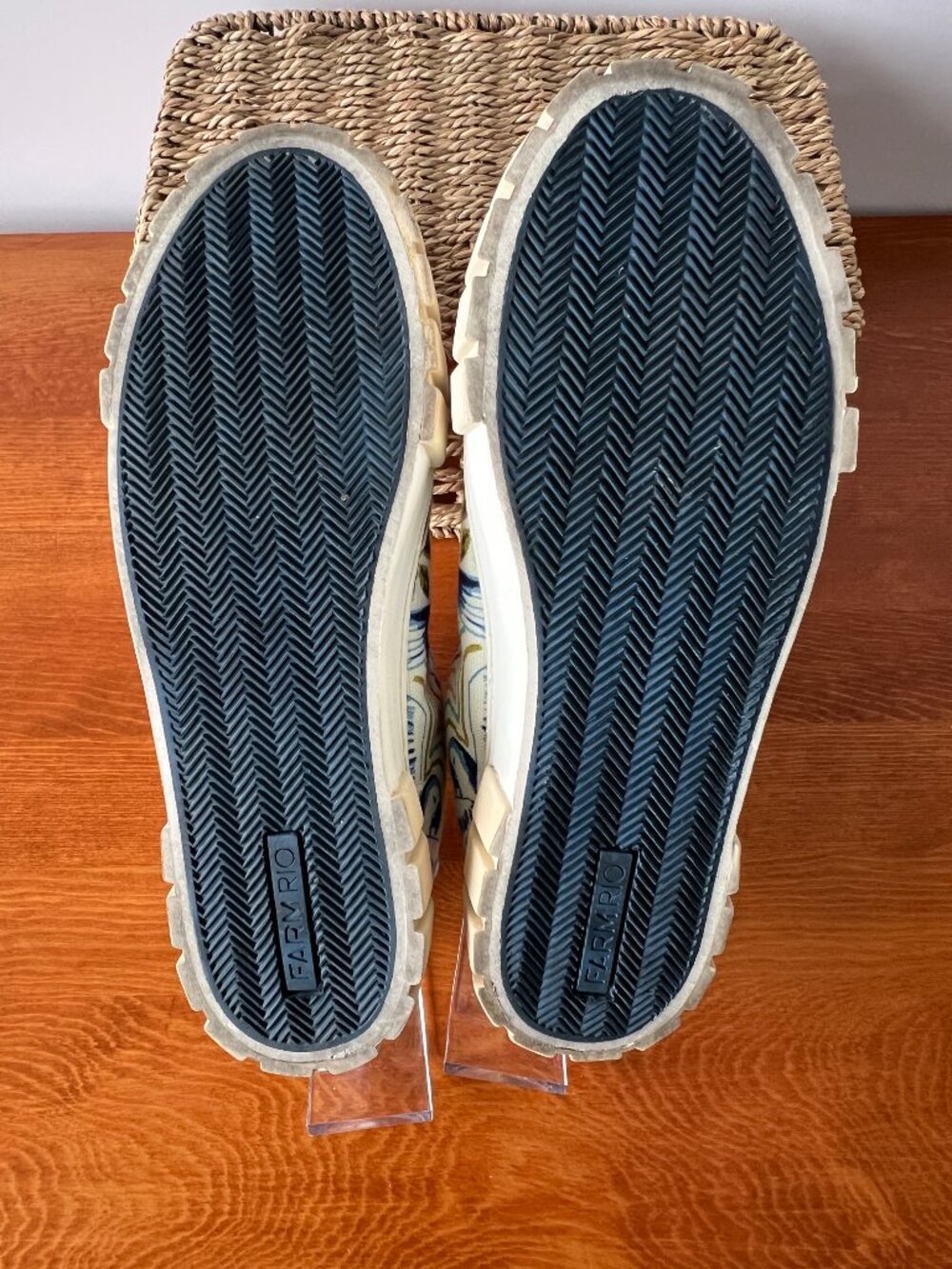 Farm Rio Copacabana Flatform Sneakers, Size 7.5, Excellent Condition! - Picture 11 of 13
